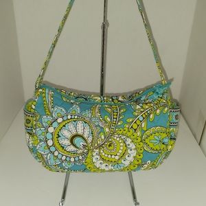 Vera Bradley Maggie Shoulder Bag - Paisley Peacock - EUC